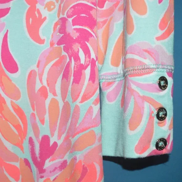 Lilly Pulitzer Upf Sophie Love Bird Small Short Dress pink dress size XS - Picture 5 of 8